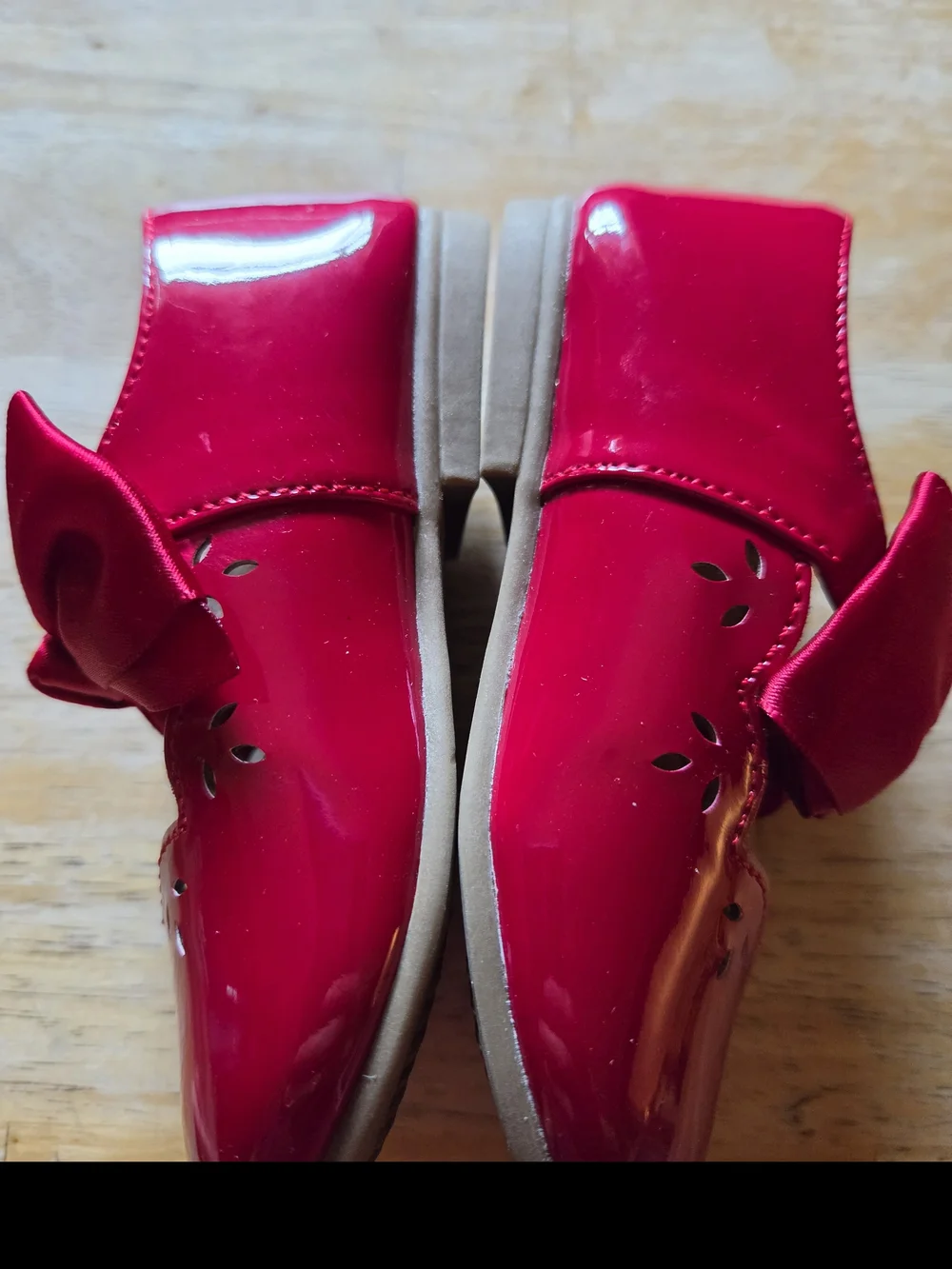 Gymboree Red Satin Bow Mary Jane Shoes for Kids